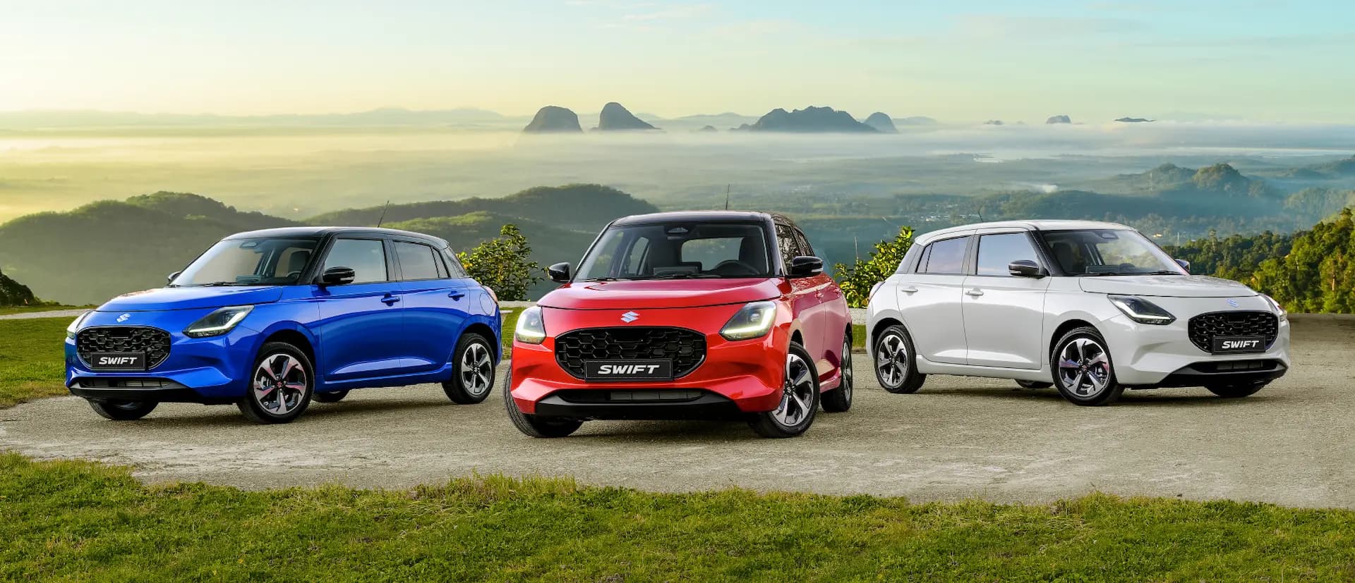 Suzuki Swift 2024 phối màu hai tông dành cho thị trường Việt Nam